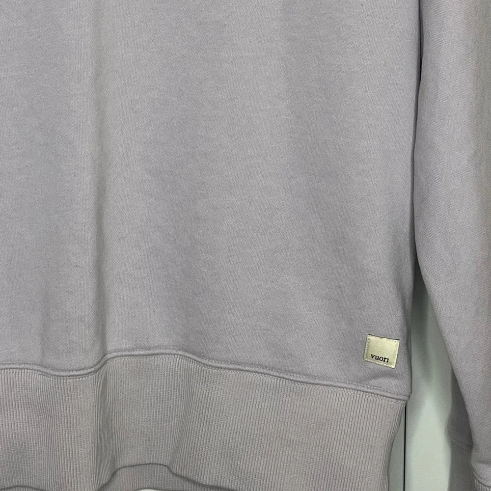 Vuori Sedona Pullover Sweatshirt Lavender Purple Athleisure Crewneck XS VW298 - Picture 5 of 10